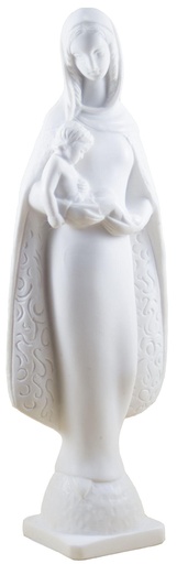 [BLD-93RBA33] Madone enfant  - résine/blanche - 25 cm