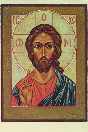 [CRT-28CS075A] Carte 10x15cm - Le Christ tout-puissant nø75A - Chevetogne