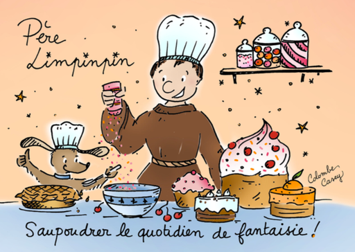 [CRT-31MOCS007] Carte 'Moineaux' - 10,5x15cm - Père Limpinpin ...