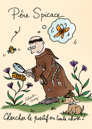 [CRT-31MOCS012] Carte 'Moineaux' - 10,5x15cm - Père Spicace ...