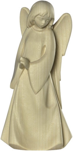 [ENG-69EAM108N] Ange d'amitié priant - bois sculpté - 8cm/nature