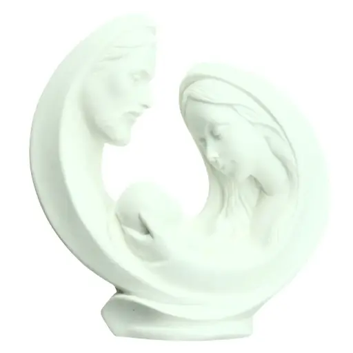 [BLD-99M01] Holy Family - resin/white - 8cm