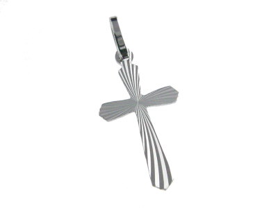 [HKZ-10023] Kreuz - AG 925% rhodoniert (13x20mm)
