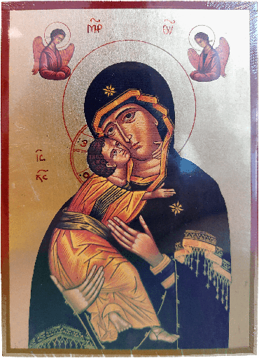 [IKO-13B3VLA] Icoon lithografie/plat - Vladimir (135x190mm)