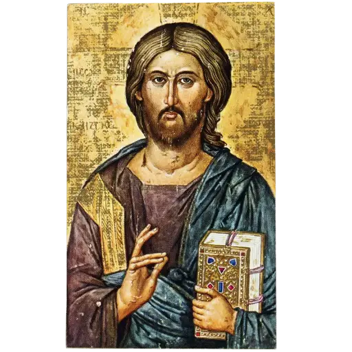 [IKO-31T1PAN] Ikoon geplakt - Pantocrator (65x100mm)