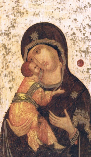 [IMG-29OLK5] Image icône 7x12cm - Vierge et enfant