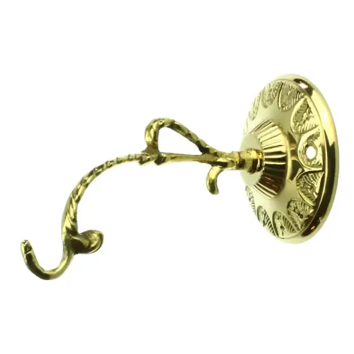 [KAN-14EWL330H] Haak voor Godslamp 330 verguld - L 14cm