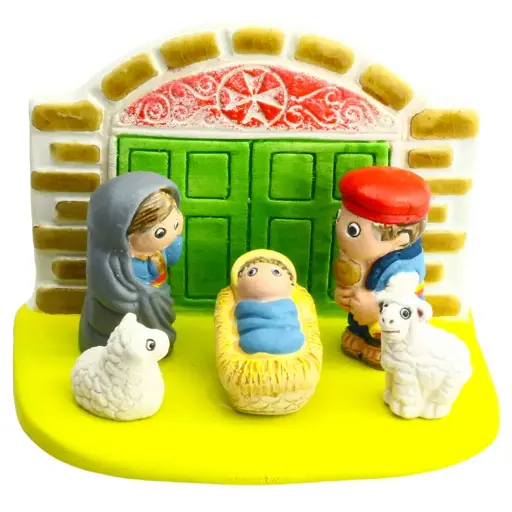 [KGR-85MAL] Kerstgroep "Malta" - 7x9cm