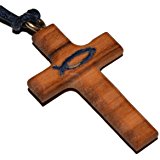 [KOK-09718BL] Olivenkreuz 3cm - blau (30x20mm)