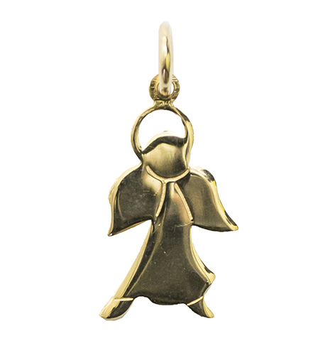[MDR-48ENG14] Gardien angel pendant - gold plated rose