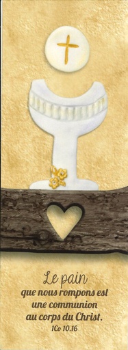 [SGC-31SC004] Signet communion - 5,5x15cm Le pain que nous...