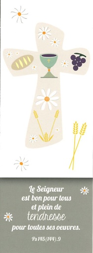 [SGC-31SC006] Signet communion - 5,5/15cm Le Seigneur est bon...