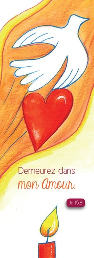 [SGC-31SC012] Signet communion - 5,5/15cm - Demeurez dans mon Amour