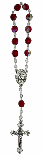 [TNT-05IR6RD] Dizainier - immitation cristal - rouge (⌀ 6mm)