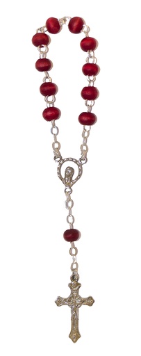 [TNT-091700] Tientje - hout met rozengeur (6x4mm)