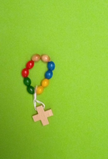 [TNT-091701] Tientje 'Missie' - houten parels (10x8mm)