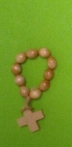 [TNT-091703N] Tientje - hout - natuur (10x8mm)