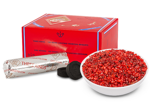 [WRK-38HTK100] Houtskool - doos van 100stuks (33mm)