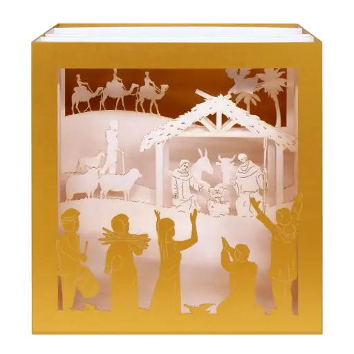 [GIR-82POPNGCE 01] GRANDE CRECHE AVEC ENVELOPPE 32,4*22,9cm 120g