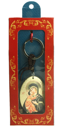 [SLH-09M03VLA] Porte-clef Icône/Vladimir (35x110mm)