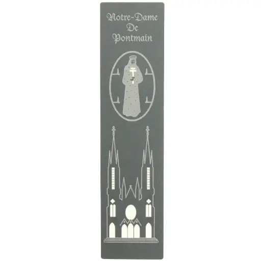 [PDO-00MPL001] Bladwijzer gelaserd - N.D. du Pontmain - assorti (52,5x210mm)