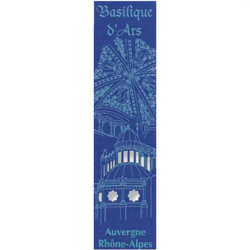 [PDO-00MPL714] Bladwijzer gelaserd - Basiliek van Ars - assorti (52,5x210mm)