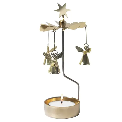 [KAN-62AN114G] Ro. Canddlehold angel gold -16cm