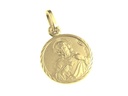 Medaille Scapulier - zilver 925% 3æm verguld › 15mm