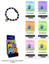 Armband/elastiek - groen - Engelbewaarder/frans