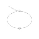 Armband/Engeltje verzilverd - "Love it"- Collection" (17+3cm)