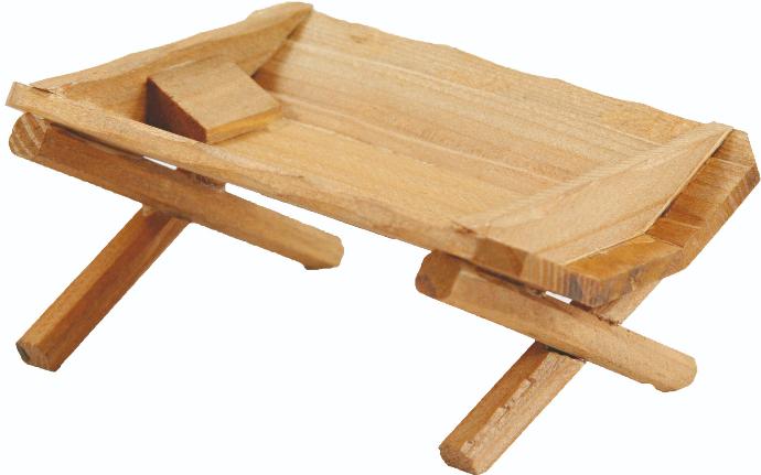 Grote kribbe (voor jezuskindje tot 13cm)