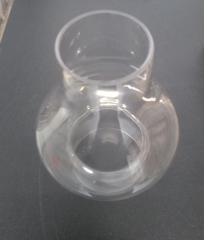 Protège-flamme - verre/tulipe - diam. 80mm