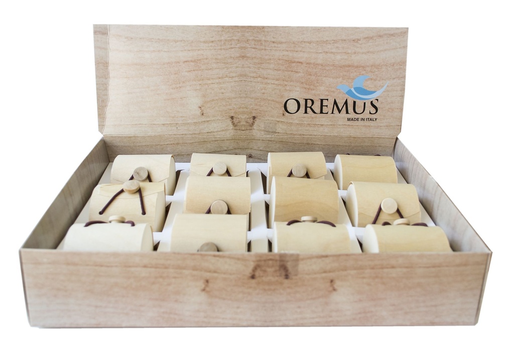 Présentoire avec assortiment 12 bracelets - pierres semi-precieux