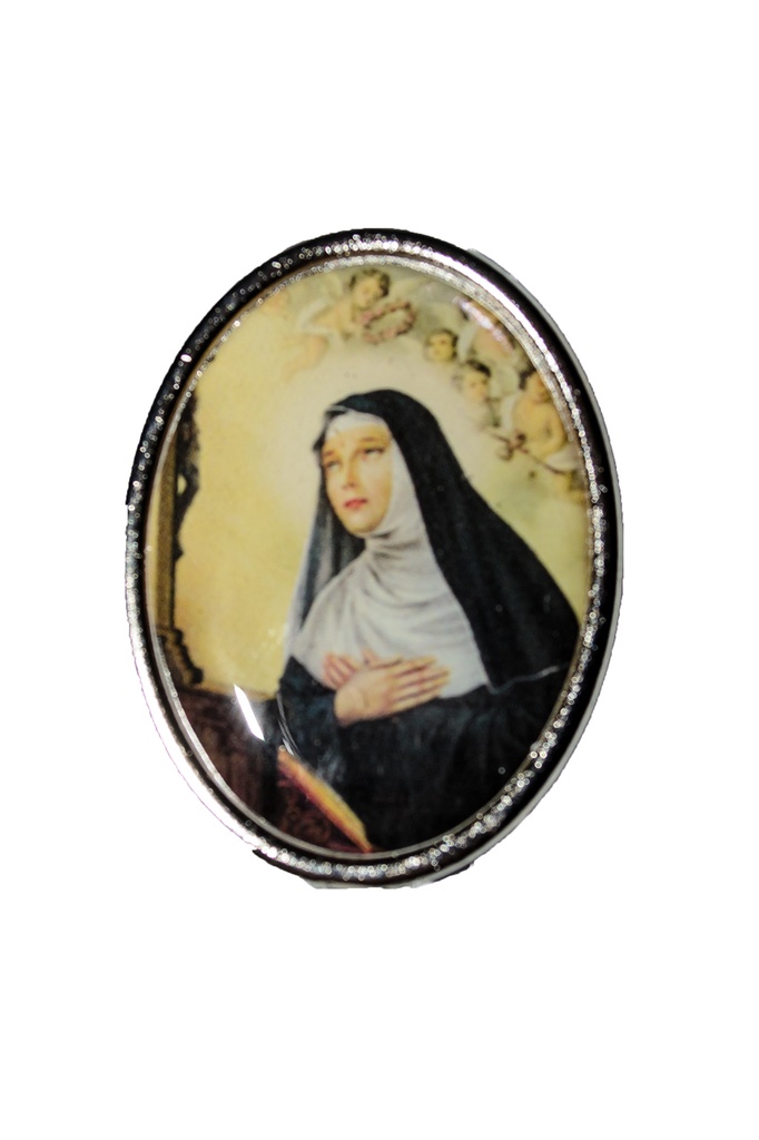 Magneet ovaal - St Rita (35mm)