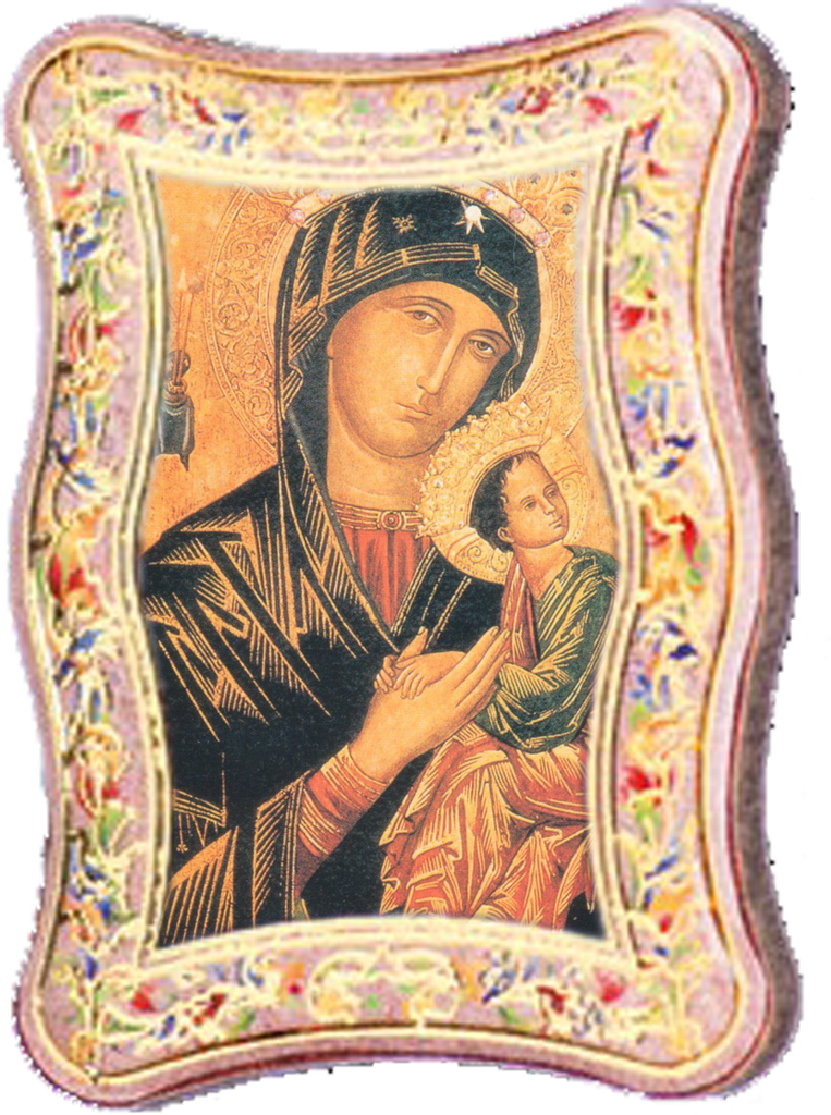 Aimant rectangle - Perpetuel Secours (48x35mm)