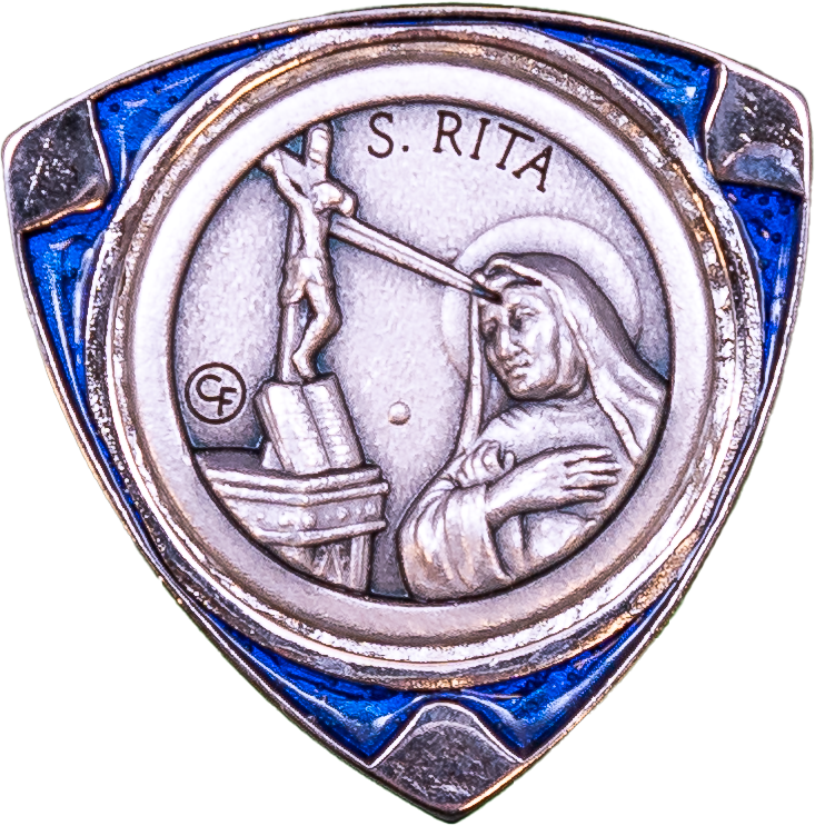 Automagneet/blauw - H Rita (35mm)