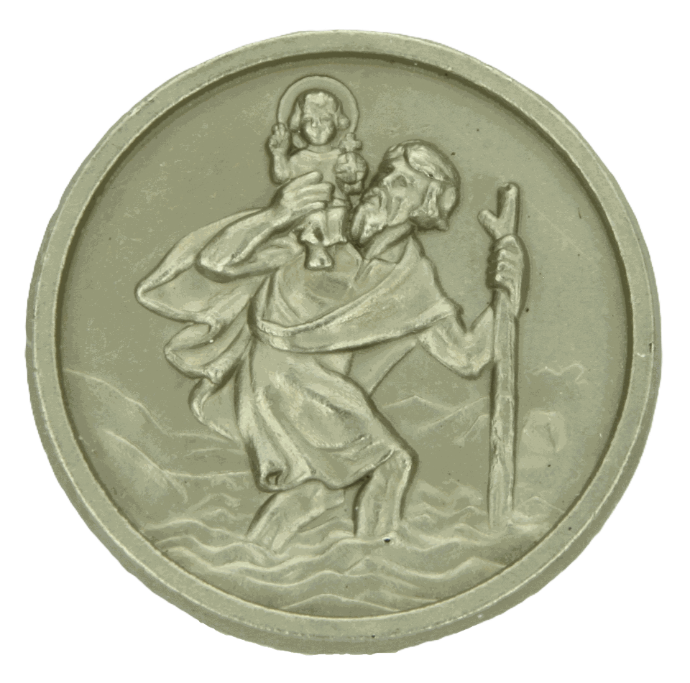 Automagneet St Kristoffel (Ø30mm)