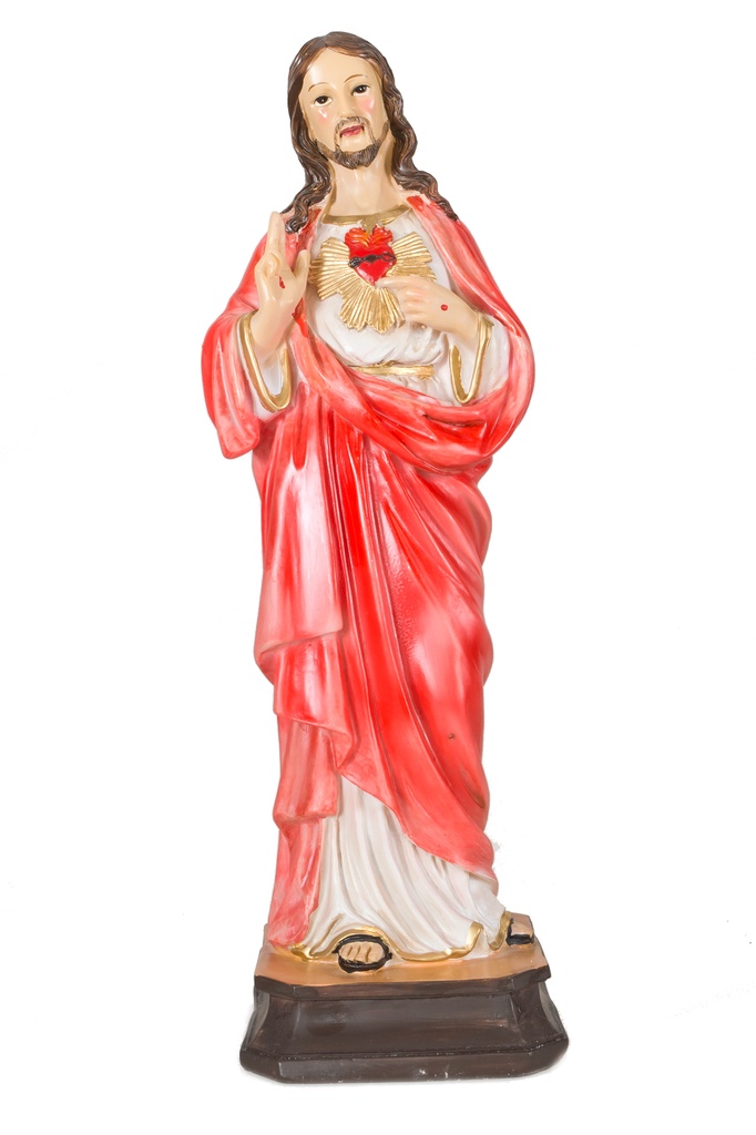 Statue SC Jésus - résine - 20cm