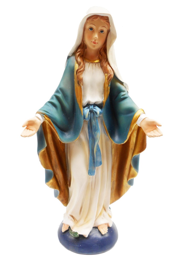 Statue ND Miraculeuse - polyst/couleur - 15cm