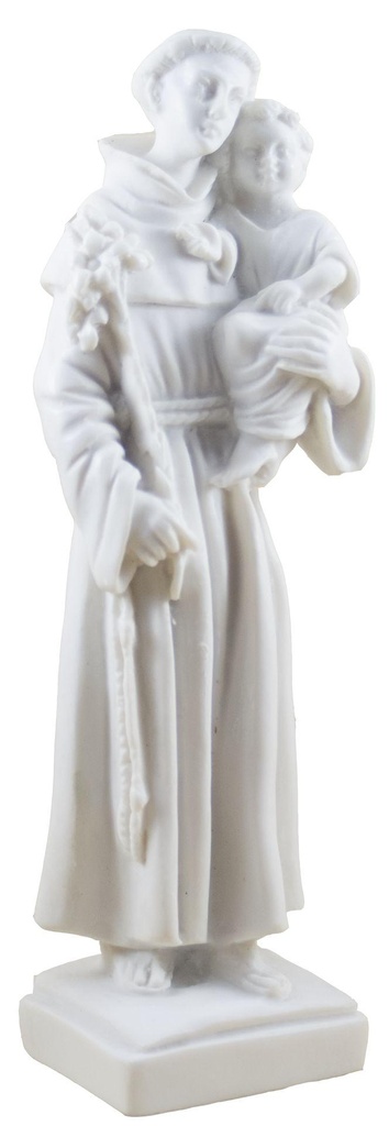 S Antonius lelie  - kunsthars/wit - 20*5cm