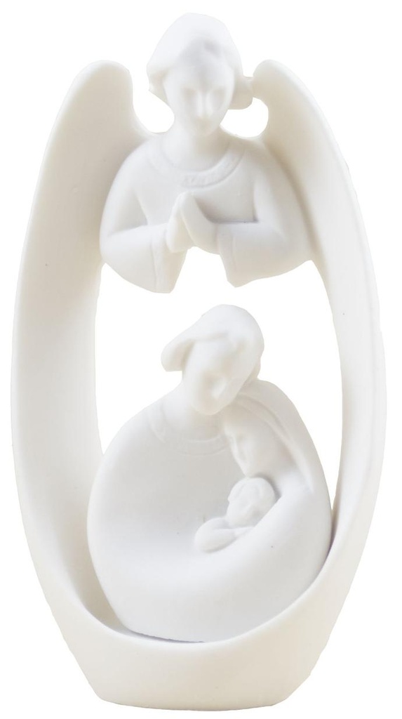 Engel gloria nativit  - kunsthars/wit - 11*6cm