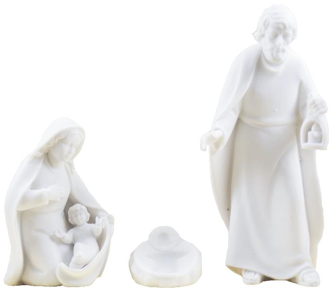 Crib trio+extra crib - kunsthars/wit - 12*9cm