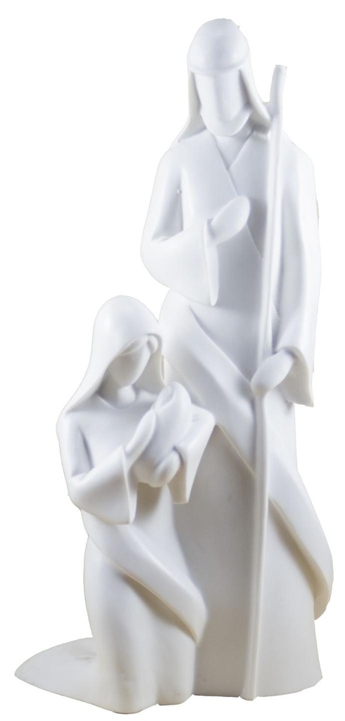 Nativité ma-jo-jesus  - résine/blanche - 26*12cm