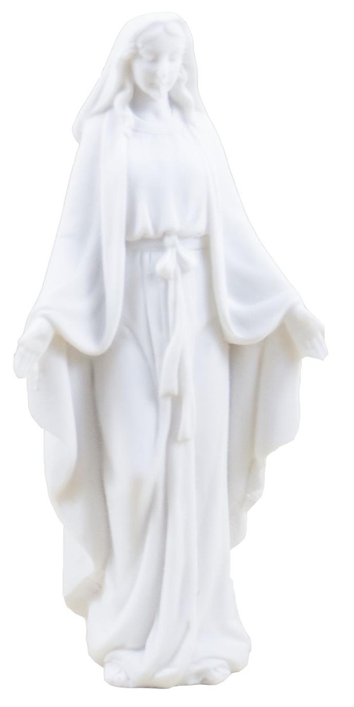 OLV onbevlekte  - kunsthars/wit - 10*5cm