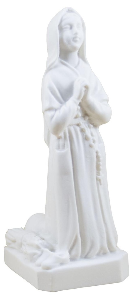 Bernadette  - kunsthars/wit - 13 cm
