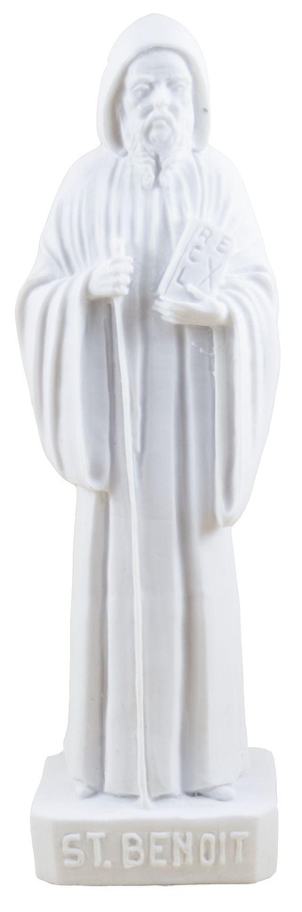 H Benedictus  - kunsthars/wit - 17 cm