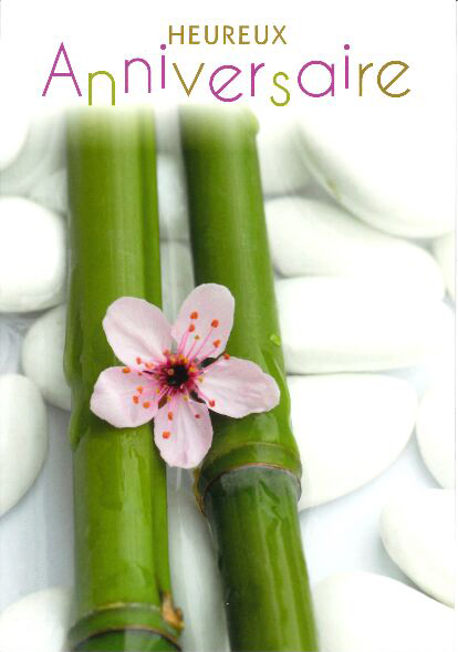 Carte simple - 10x15cm - Heureux Anniversaire