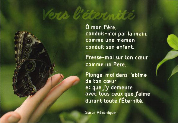 Carte simple 10.5x15cm - Vers l'éternité