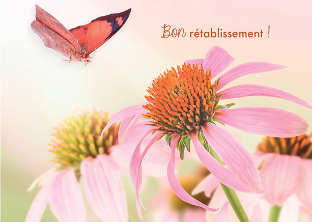 Kaart 10,5x15cm - Bon rétablissement