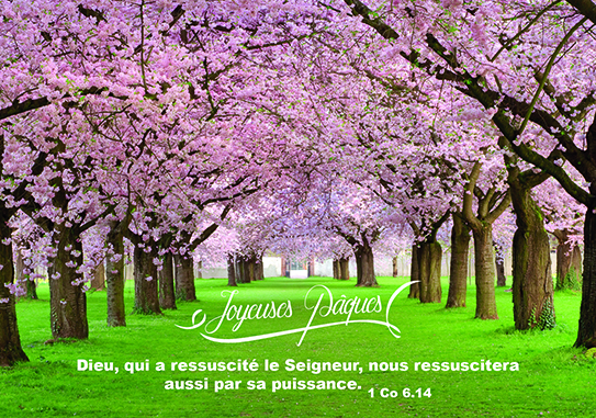 Kaart 10,5x15cm - Joyeuses Pâques Dieu,qui a ress..